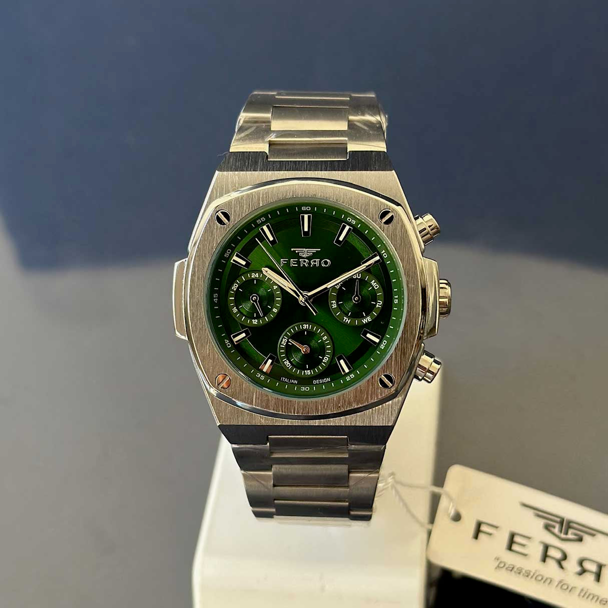 Ferro Metal Kordonlu Erkek Saat